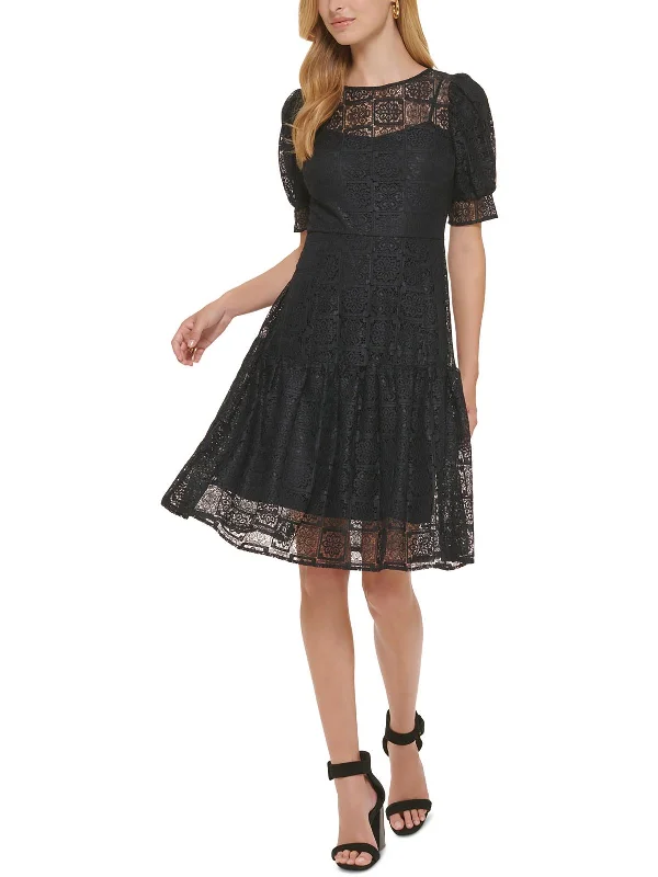 Womens Lace Cocktail And Party Dress