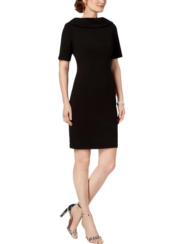 Womens Panel Midi Cocktail and Party Dress