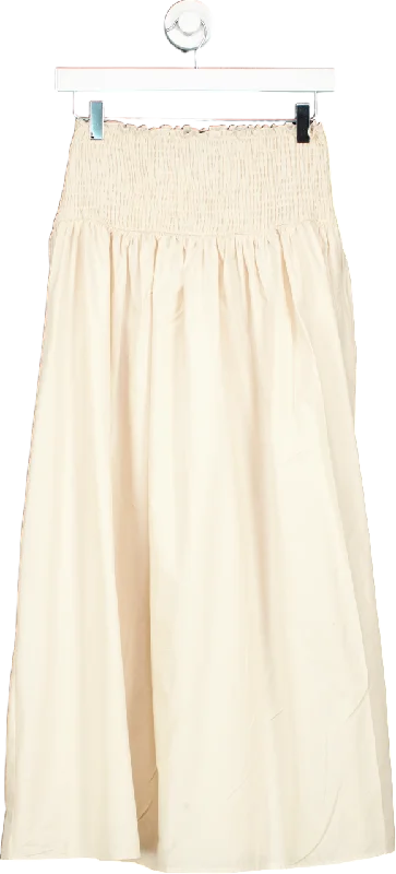 ASOS Design Cream Maxi Skirt UK S