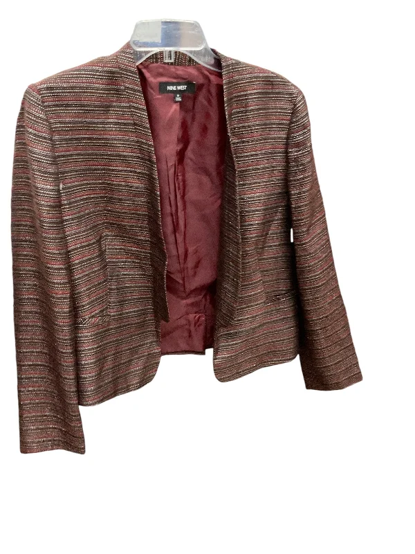 Blazer By Nine West Apparel In Maroon, Size: 14