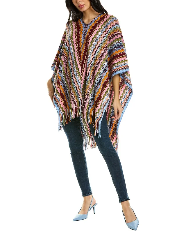 Missoni Wool-Blend Poncho