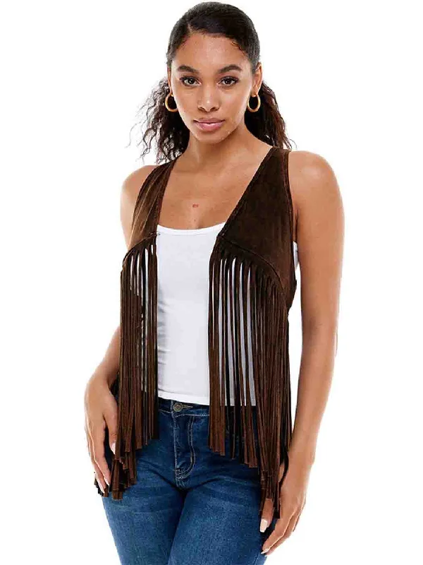 Tianello™ T-Party Knit "Paloma" Fringed Festival Vest