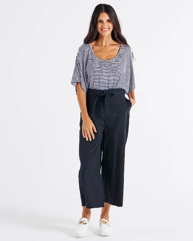 Betty Basics Cabo Crop Pant Black