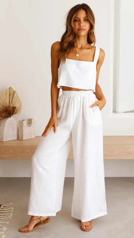 Oceana Pants - White