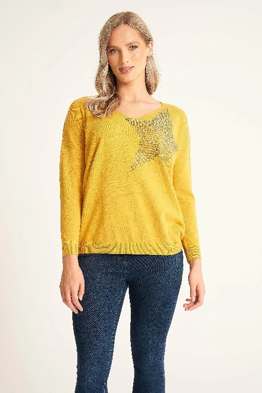 Saloos Batwing Star Jumper